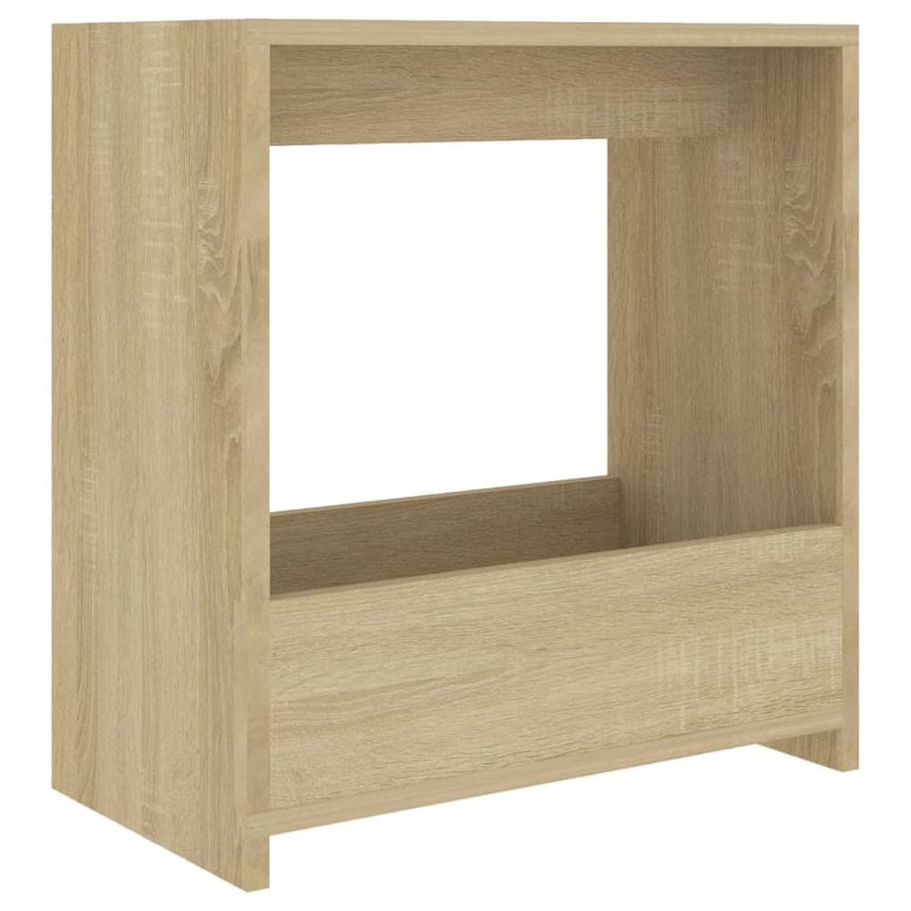 Vidaxl Príručný stolík, dub sonoma 50x26x50 cm, kompozitné drevo